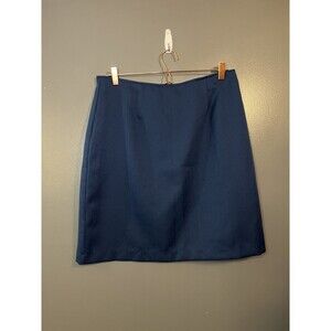 Danielle B Skirt Womens Size 16 Navy Blue Classic Straight Career Workwear